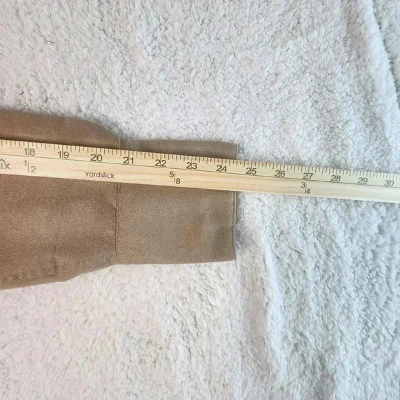 Claridge +King Microsuede Long Sleeve Boyfriend Style Shirt Womens Size L - Picture 10 of 11